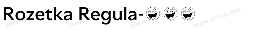 Rozetka Regula字体转换 Rozetka Regula字体转换